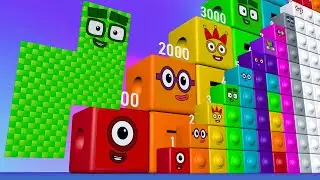 Numberblocks Puzzle 400 400,000 to 20,000,000 Learn to Count Number Patterns