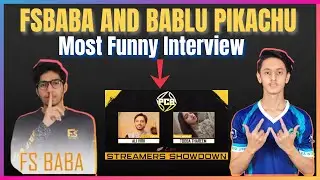 FSBABA AND BABLU PIKACHU MOST FUNNY INTERVIEW | FSBABA AND BABLU PIKACHU FUNNY INTERVIEW IN PCB