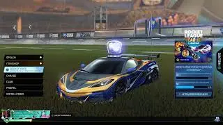 Rocket League stream ps4 weekly's + golden crates unlocken
