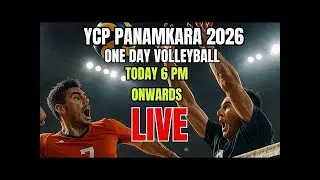 LIVE 🔴 One Day Volleyball Tournament | YCP Panamkara | Jan 31, 2026
