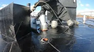 Toiture en membrane &eacute;lastom&egrave;re