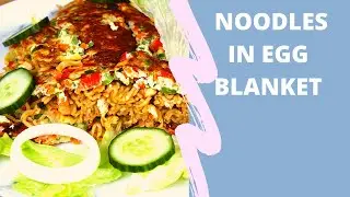 Noodles in Egg Blanket