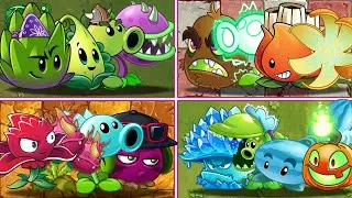 PvZ 2 - Random Team - Plant Four Team  Vs Zombie Team - Who will win ?