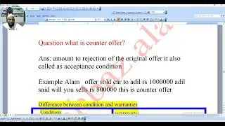 what is the counter offer with example