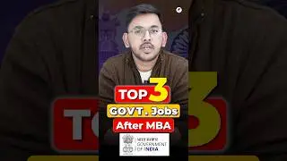 🔥Top 3 High-Paying Govt. Jobs After MBA | Sarkari Jobs MBA 2025 #shorts #MBA2025 #Govtjob