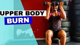 15-Min Upper Body Dumbbell Workout | Seated, At Home