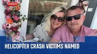 Three people named in helicopter crash in Isle of Wight and fourth in hospital