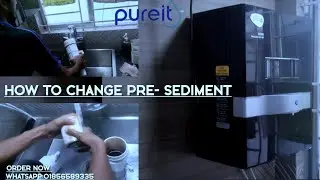 How to change Pre-Sediment Filter(SF Change Indicator) in BD Unilever pure IT Ultima RO+UV+MF gkk1