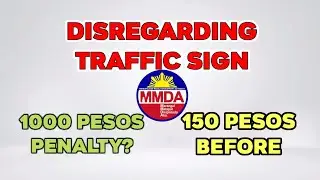 1,000 Pesos traffic violation. #mmda #trafficviolation