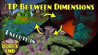 Телепорт в другие измерения | Руководство по командному блоку Minecraft Bedrock | MCPE XBOX PS SW...