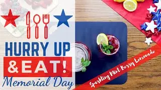 Memorial Day Recipe | Sparkling Mint Berry Lemonade