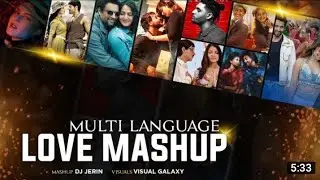 Multi Language Love Mashup 2021 | South Indian Special | Dj Jerin | Visual Galaxy | Love Songs 2021