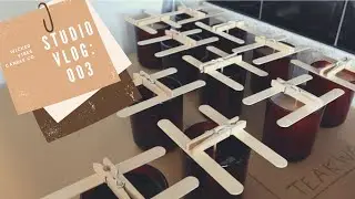 Studio Vlog: 003 | GIVEAWAY UPDATE + CANDLE MAKING