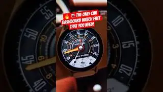 🔥 The ONLY CAR Dashboard Watch Face That You NEED! 🚘 WB Auto by WatchBase #smartwatch