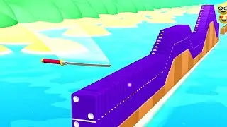 Flying Cut Game! Satisfying and Relaxing ASMR Slicing Video