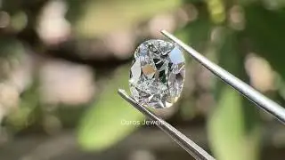 Lab Created Old Mine Cushion Cut Loose Diamond   @ourosjewels