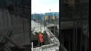 KITSEN Self-Climbing Platform on jobsite
