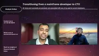 Part 2 of the conversation with Mr. Prasanna Subramaniam, CTO FYL91
