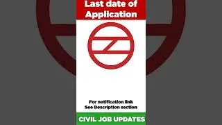 Openings for Civil engineers @ DMRC #shorts#civilengineeringjobs