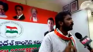 manne krishank official spokesperson TPCC on News 24 speaking Congress plan of action