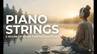 Beach Chill Focus  - Piano Strings