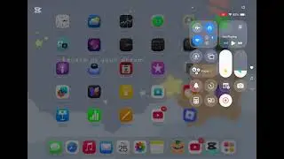 How to put a control on you&rsquo;re menu on iPad a16