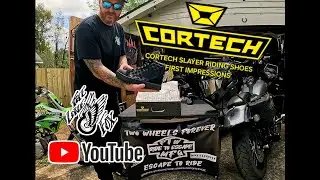 Cortech Slayer Canvas Check Motorcycle Riding Shoes Review