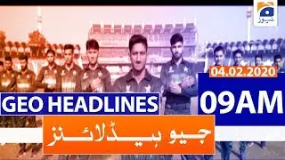 Geo Headlines 09 AM | 4th February 2020