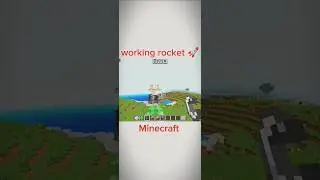 🌌 Minecraft Rocket Launch Experiment! 🚀✨#minecraft#rocket