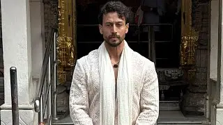 Tiger Shroff spotted at Babulnath Temple to seek blessings 🙏✨