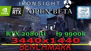 Ironsight Beta - Benchmark - RTX 2080 ti - i9 9900k - Ultrawide 3440x1440