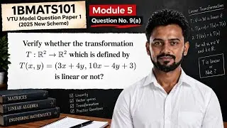 Linear transformation | Check linear transformation or not