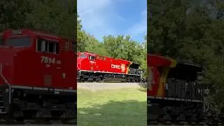 CPKC Fresh Paint #train #trains