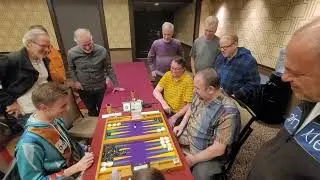 Warp Speed Backgammon Zdenek Zizka vs Rory Pascar Las Vegas 2022.  15 sec Time Bank 6 delay