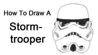 How to Draw A Stormtrooper (Star Wars)