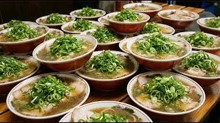Sold Out 600 Bowls on Day 1! Watch 200kg of Pork Bones Vanish