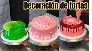 Cómo decorar tortas caseras de cumpleaños 🎂 trucos simples para decorar un pastel 