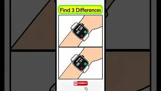 Part 44 🔥 Find 3 Differences 👀 | Brain Games #shorts