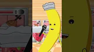 The Chicken Kitchen Song | Official Animated Music Video 🍌🎤 #music #cartoon mp4