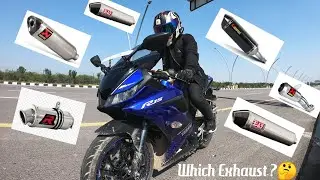 Trying 10 Different Exhaust on R15 V3 | Which Exhaust you should buy for V3?