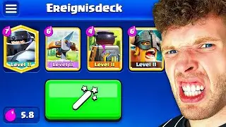 😱😨ZAUBERSTAB BAUT MEIN 4 KARTEN DECK... (Neuer Modus) | Clash Royale Deutsch