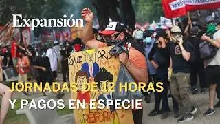 La reforma laboral de Milei: jornadas de 12 horas y pagos en especie