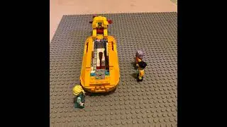 going on a ship for the first time. (created by me)