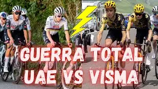 LA GRAN BATALLA POGACAR E ISAAC DEL TORO VS VINGEGAARD Y SEPP KUSS
