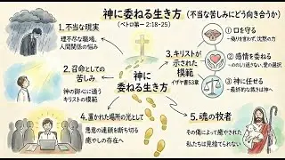 2026年1月11日 聖書のメッセージ　「神に委ねる生き方」（不当な苦しみにどう向きあうのか）詩編86篇5節～10節　ペトロの手紙一２章１８節～２５節