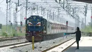 Ruthless Skip Flat 110 Kmph:Crazy Diesel Monster:20939 Ahmedabad Sultanpur Exp:Indian Railway