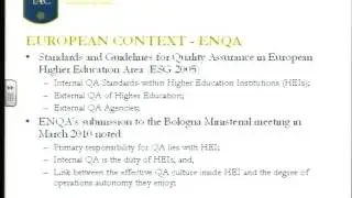 EU Context ENQA