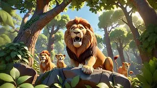 Leo Lion Stands So Proud | Confident Animal Song for Kids | Nursery Rhymes and Baby Songs