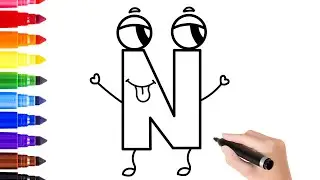 ✏️🔠😍 How to Draw Cute Letter  