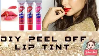 How to Make DIY Peel Off Lip Tint at Home / No Glue Added / waterproof / Affordable & Easy